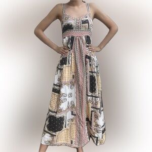 Matilda Jane Paisley Pattern Maxi Dress w/Pockets